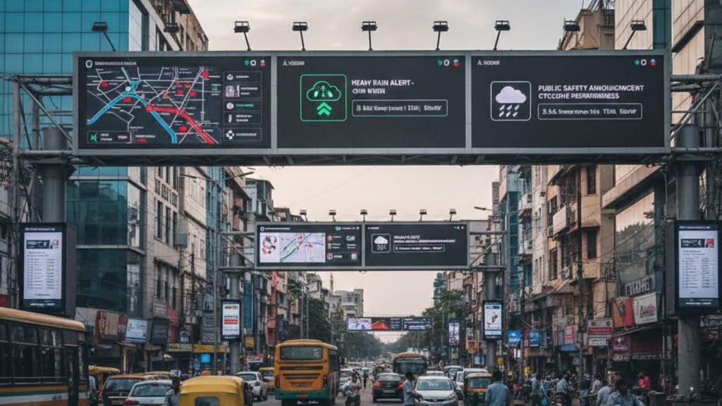 Role of Intelligent Display Systems in Smart City Missions in India