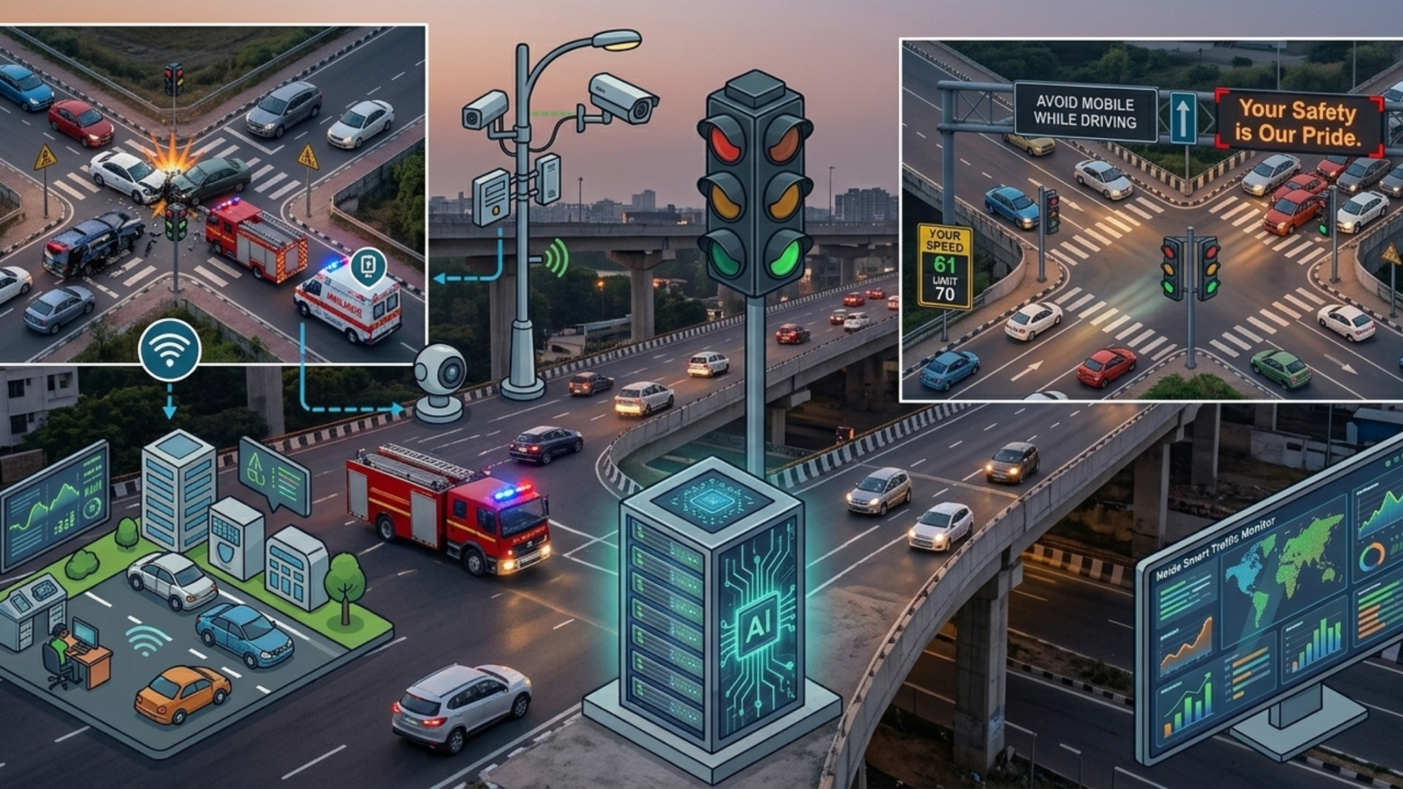 Benefits of AI-Based Traffic Control Systems – VULCAN AIC