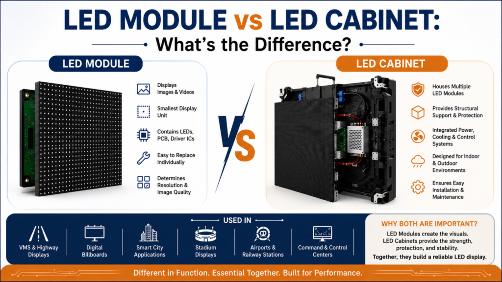 LED Module vs LED Cabinet