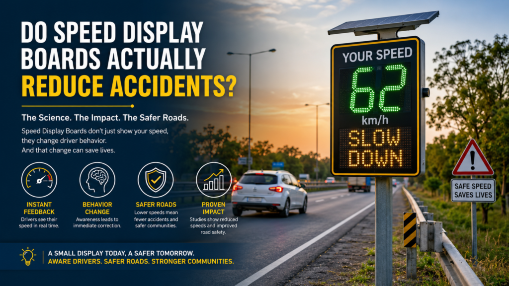 do speed display boards actually reduce accidents