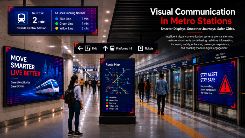 visual communication in metro stations